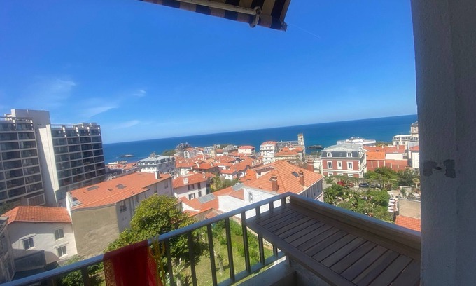 Biarritz City Centre Apartment | Biarritz Magnifique vue Mer, Centre Ville au Calme