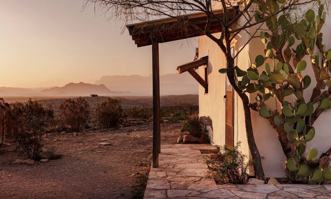 Study Butte-Terlingua House | Big Bend Escape Designer Adobe w/Mountain Views