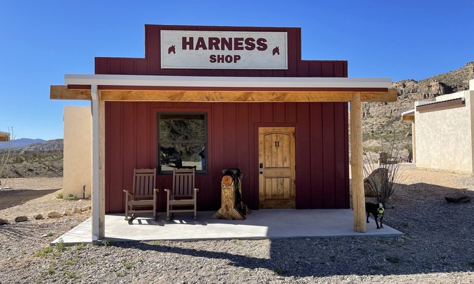 Terlingua Hotel | Big Bend Lodging at Ten Bits Ranch | Room #11 (Harness Shop)