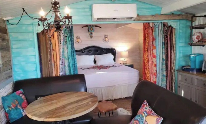 Study Butte-Terlingua House | Big Bend National Park 10min Private cabin for2 Eco-friendly Fantastic Views