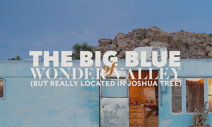 Monument Manor RV Rental | BIG BLUE of Wonder Valley