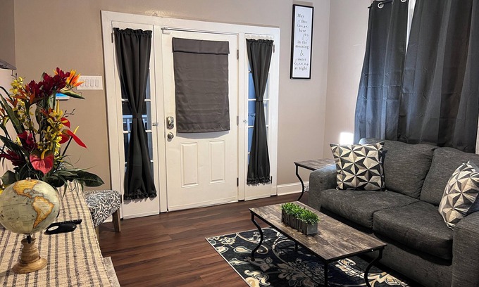 Holy Cross District House | Big Easy Blue & Gold: Lower 9th Ward Charm