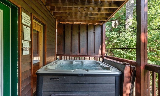 Sevierville Cabin | Black Bear Retreat -LOCATION-ideal for winter travel. Game room&hot tub!