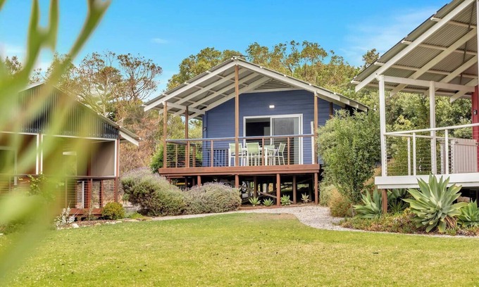Aldinga Beach House | Blue Cabin Bliss at Aldinga Bay Holiday Village