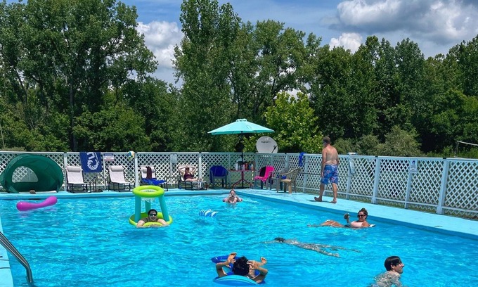 Luray Cabin | Blue Heaven- Private pool, playground, hot tub!