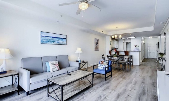 Florida Central Atlantic Coast Condo | Blue Heron Escape accommodates 8 and on the Lake