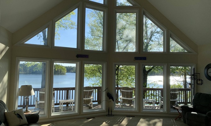 Littleton House | Blue Heron Lodge Lake Gaston, Sleeps 20, Private Dock & Sundeck, Family-Friendly