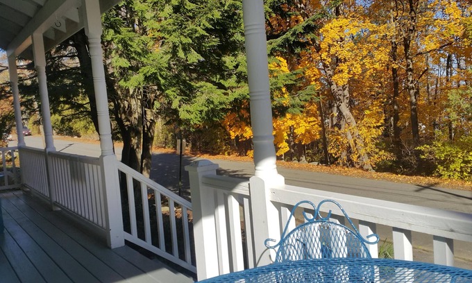 Camden House | Blue House on Bayview Street. Great location. Modern farmhouse living.