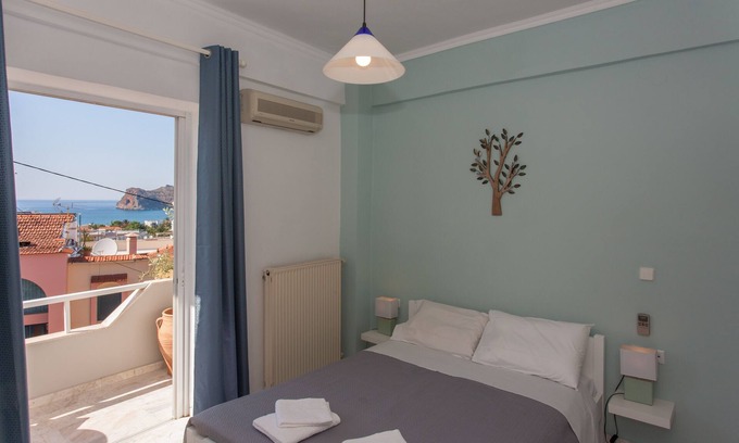 Agia Marina Apartment | Blue Lagoon - Spacious & Serene apt with Sea View