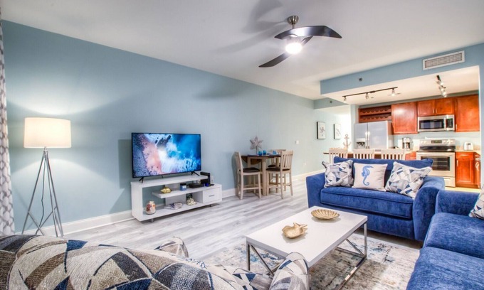 Panama City Beach Condo | "Blue Mind"-unit 1111-Laketown Wharf-ocean view, 2BR/2BA/Bunk beds room-sleep 8