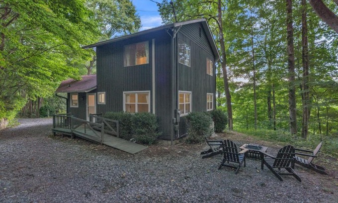 Walker-In-the-Hills House | Blue Ridge Lookout Beautiful Modern Cabin - Nature Hikes and Pets OK cabin