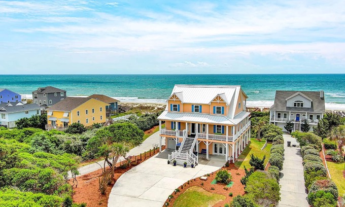 Emerald Isle House | Blue Water, Oceanfront House in Emerald Isle, NC!