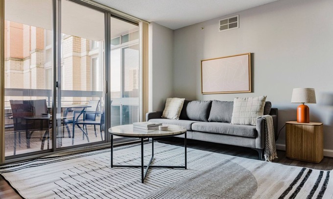 Bethesda Apartment | Blueground | Bethesda, gym & rooftop, nr metro