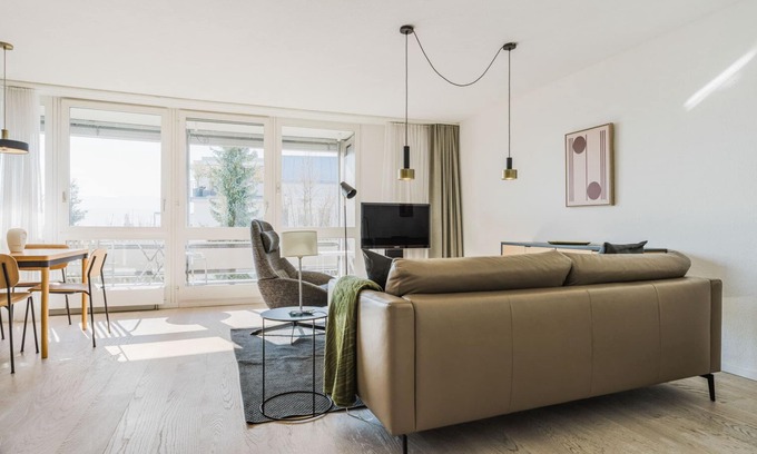 Meilen District Apartment | Blueground | Herrliberg, w/d & balcony, nr lake