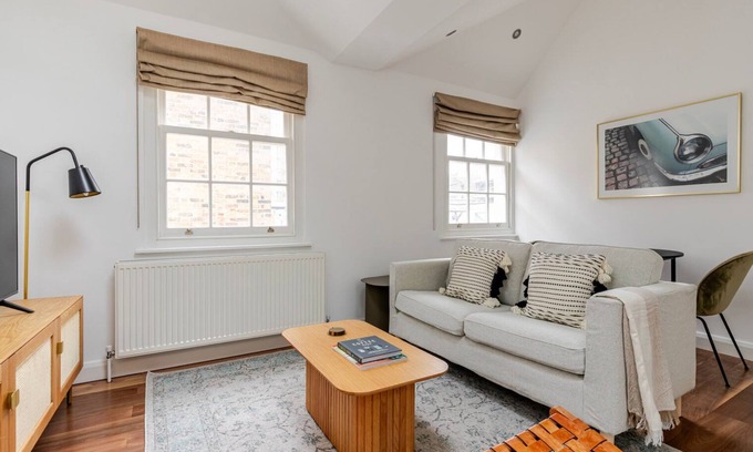 Regent's Park Apartment | Blueground | Marylebone, w/d, balcony, nr park
