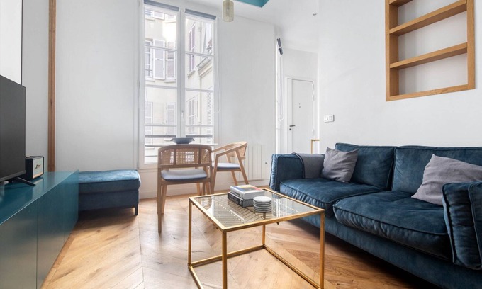 Quartier de la Place-Vendome Apartment | Blueground | Place Vendôme, fully equipped