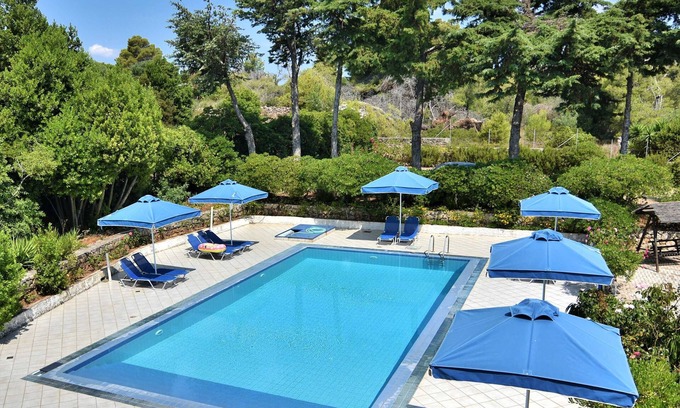 Kerameies Apartment | BlueWhite Studio - Getaway by the Pool
