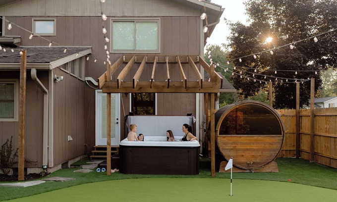 Berrien Springs House | Bluffview on the River with a hot tub, sauna, pool table, and more!