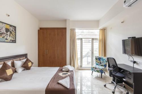 Koramangala 3 Block Apartment | BluO Studio Koramangala - Terrace Garden, Parking