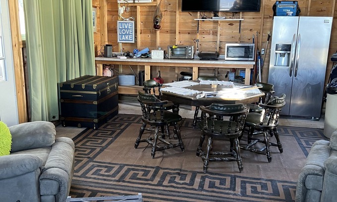 Lake Andes House | Boat parking and electric hook up, Lake and beach access, hiking trails.