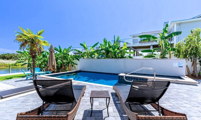 Holiday Isle House | Boat Slip, Private Pool and Spa, Pet Friendly, Private Beach Access