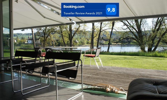 Stein am Rhein Villa | Bodensee Loft Villa direkt am Rhein mit Traum-Aussicht