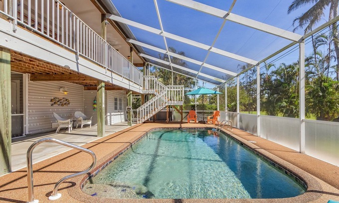 Bokeelia House | Bokeelia Bliss! 3/3 Heated Pool, Boat Ramp Included!
