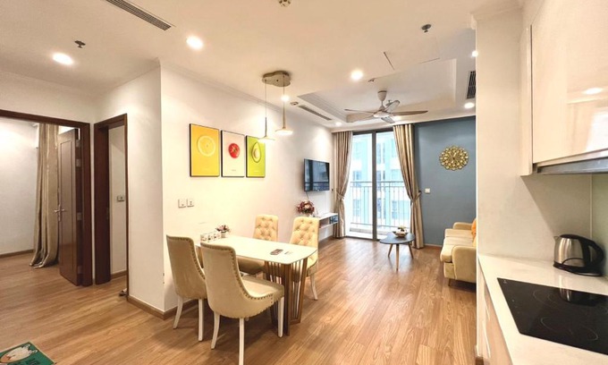 Hai Ba Trung Apartment | BOM HOMES- VINHOMES TIMES CITY- 2BR- PARK hill