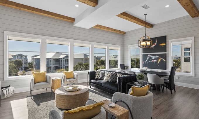 Seagrove Beach House | Book a Fall Stay Today! In the Heart of Seagrove Beach! Private Pool! Low-Speed Vehicle!