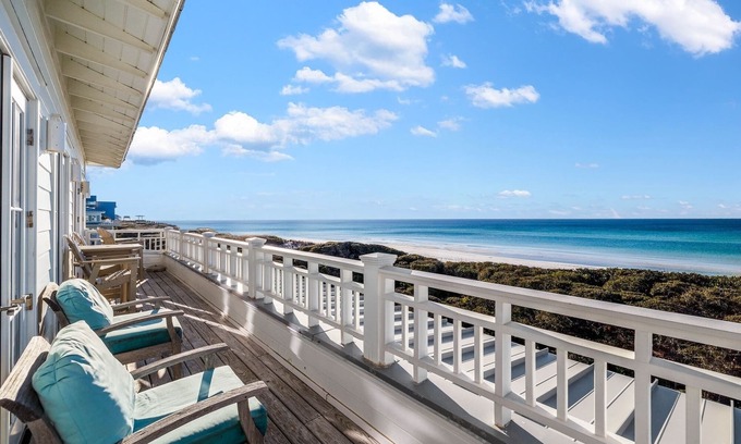 Gulf District Condo | Book for Fall! Beachside #3 - Amazing Beach Views! Gulf-front Balconies! Close to Beach Club!