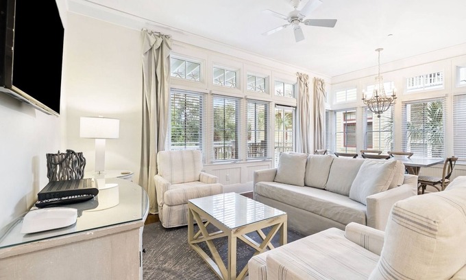 Beach District Condo | Book Now for a Fall Stay! South of 30A in Beach District! Seconds to beach & beach club!