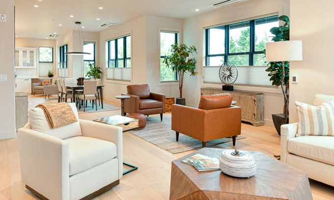 Historic Railroad District Condo | BookStayHop - Plaza North Penthouse~ Mountain Views & Gourmet Outdoor Kitchen