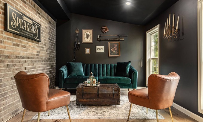 Buckner House | Bourbon Trail Beauty w/ Speakeasy, Pool, Hot Tub & Fire Ring Area