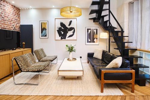 Batignolles Apartment | Boutik Boheme - Triplex Monceau