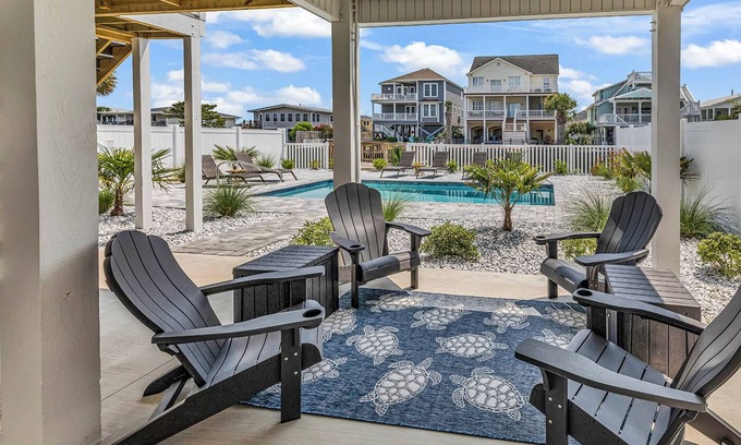 North Myrtle Beach House | Brand New 4BR Channel Front Home in Cherry Grove! 326 46th Avenue, Pool