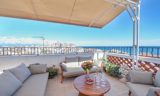 Antibes Old Town House | Brand New, 5 Star Luxury Full House in Old Antibes, Seaview, 2 Terraces, AC