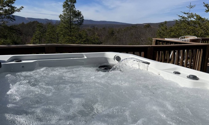 Old Fields Cabin | Brand New Hot Tub! Beautiful Log Cabin w/Gorgeous Views