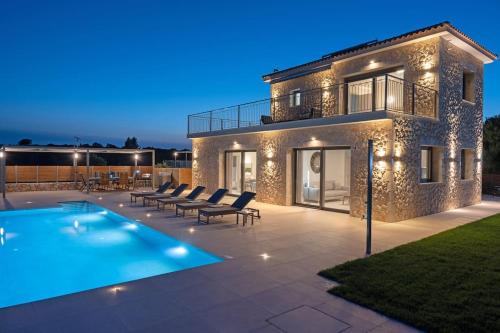 Karavados Villa | Brand New Kefalonia Stone Villas - Villa Trapezaki Tranquility
