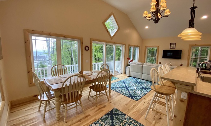 Gilford Ski Chalet | Brand New Lake-House Chalet/Lake Views/Best Location For All of NH-Lakes Region