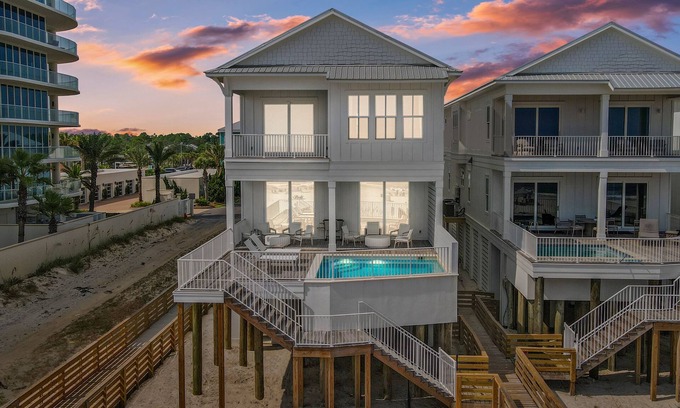 Orange Beach House | Brand New Lavish Gulf Front Home | Plunge Pool & Boardwalk, Diamond Dunes at Ocean Edge