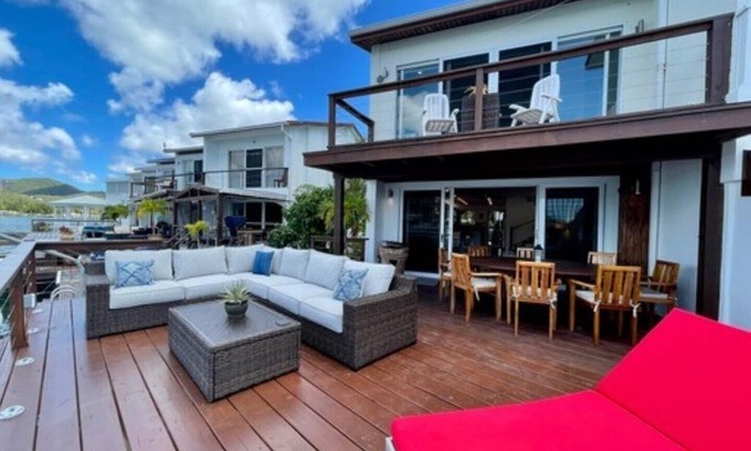 Jolly Harbour Villa | BRAND NEW listing: Stunning waterside 2 bedroom villa with amazing views. South