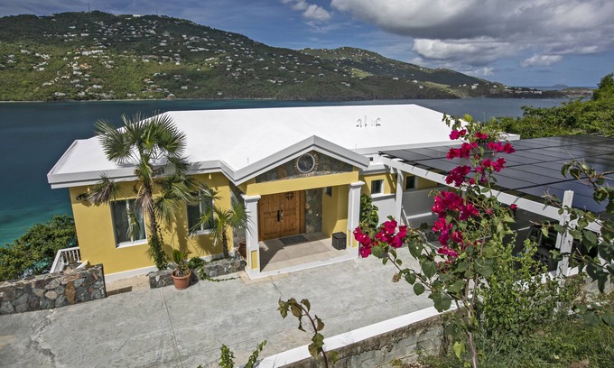 Peterborg Villa | Brand New Listing! 3BR/2.5 BA Spectacular Views overlooking Magens Bay! Sunsets