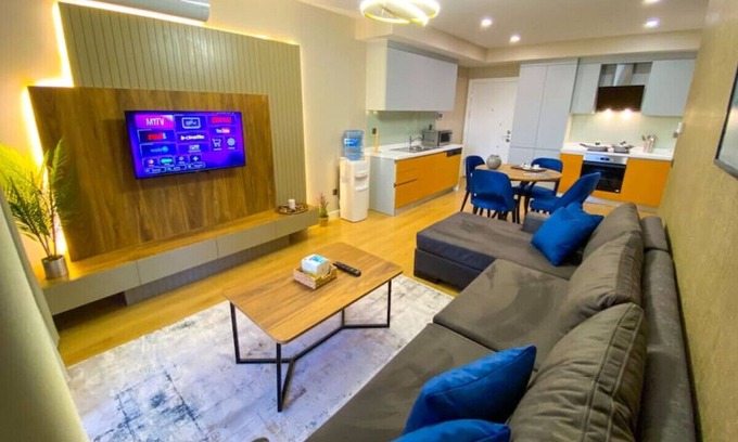 Mahmutbey Apartment | Brand-New Luxurious 1+1 Apartment (with terrace) - core living