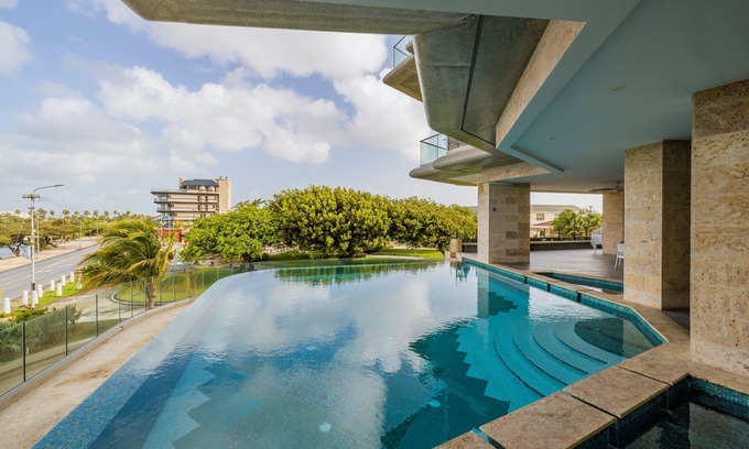 Oranjestad Apartment | Brand New Luxury Ocean view condo in Harbor area