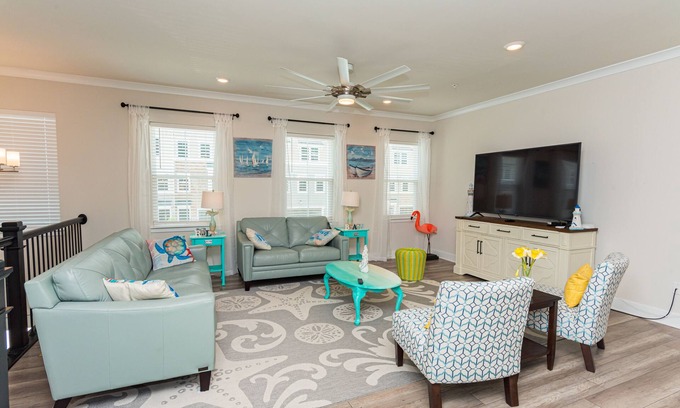 Ocean City House | BRAND NEW luxury townhome 5BR, 4.5 BA, roof top deck, 1.8 miles from the beach