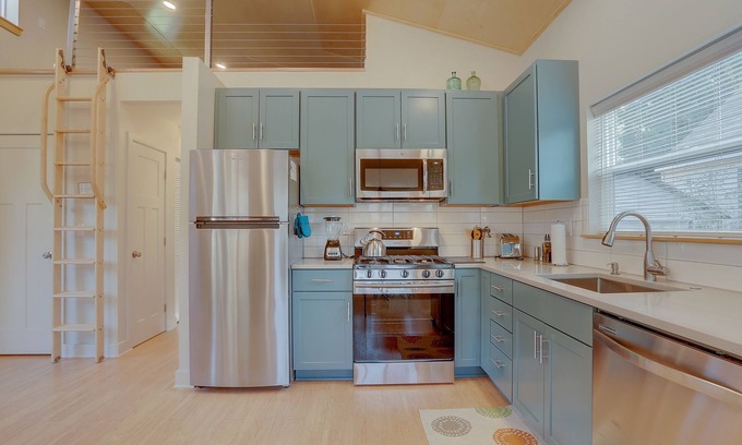 Larkspur House | Brand New Modern Mod Pod Home With Private Yard by Redawning