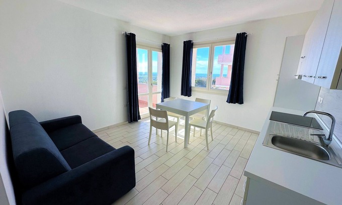 Badesi Apartment | Brand new three-room apartment with panoramic view, furnished and equipped
