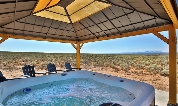 Ranchos De Taos House | Brand New Whole 2 Unit 3 Bedroom Gorge/Mountain Getaway with Hot Tub