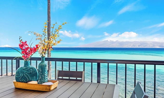 Honokowai Condo | Breathtaking 3rd-floor 3bd oceanfront condo