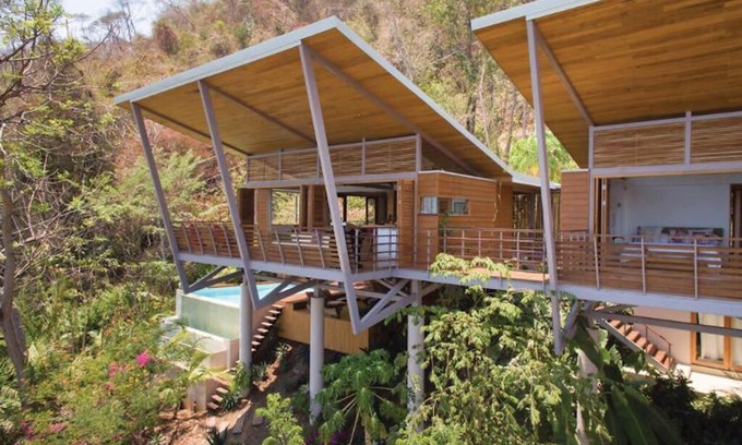 Playa Hermosa Cobano House | Breathtaking Ocean View, Award Winning, Modern Tropical Luxury. Walk to Beach.
